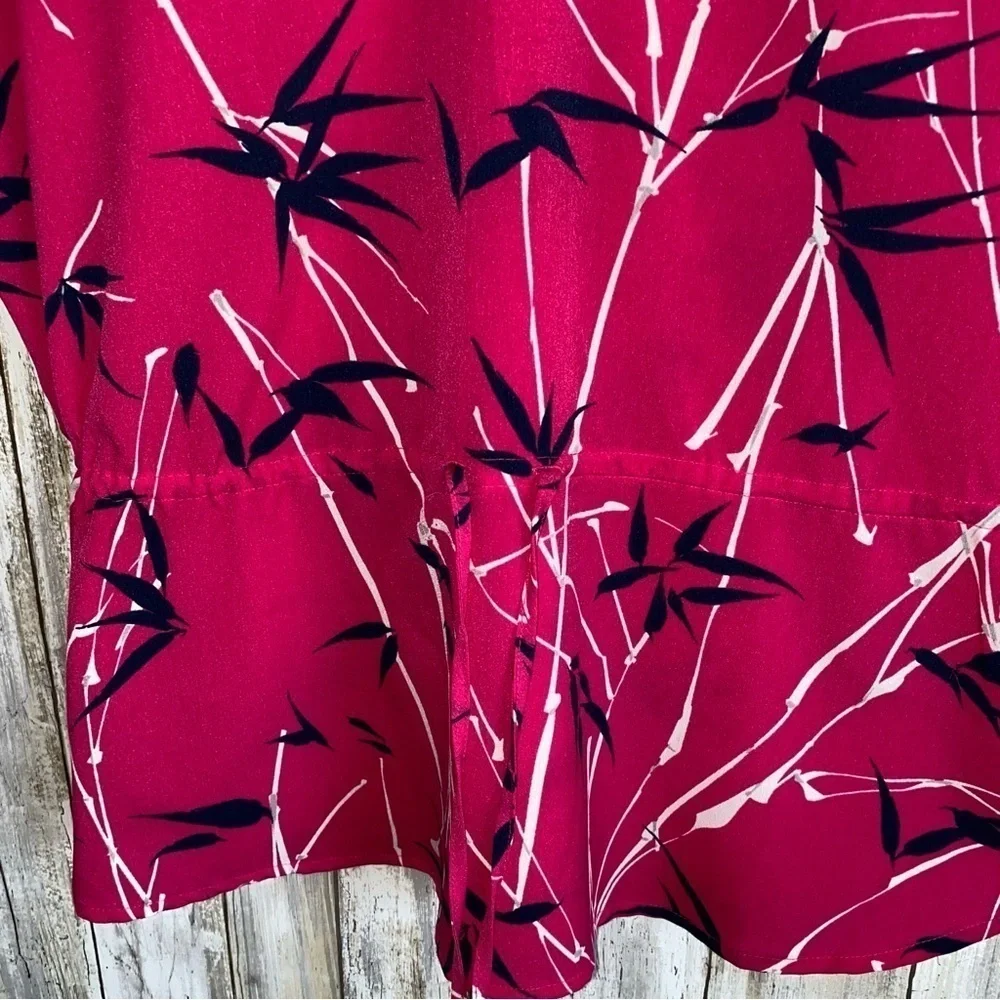 Banana Republic Pink Cinch Waist Sleeveless Blouse - Picture 3 of 5